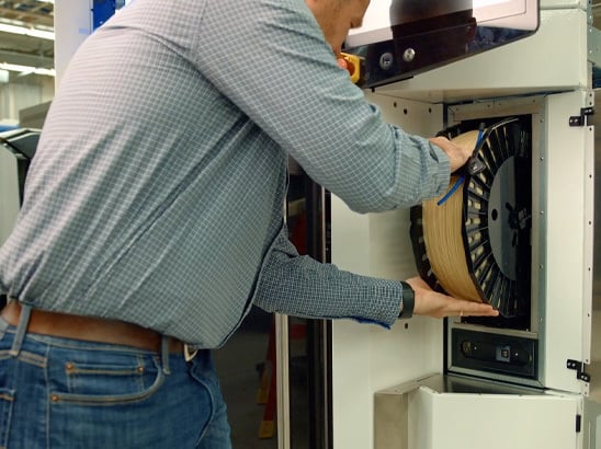 Stratasys F3300 FDM 3D Printer Filament Changeover